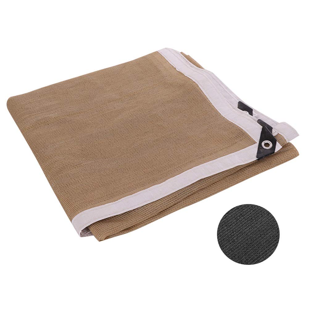 Toile d'ombrage 3x4m anti-UV avec filet d'isolation pour balcon et toit