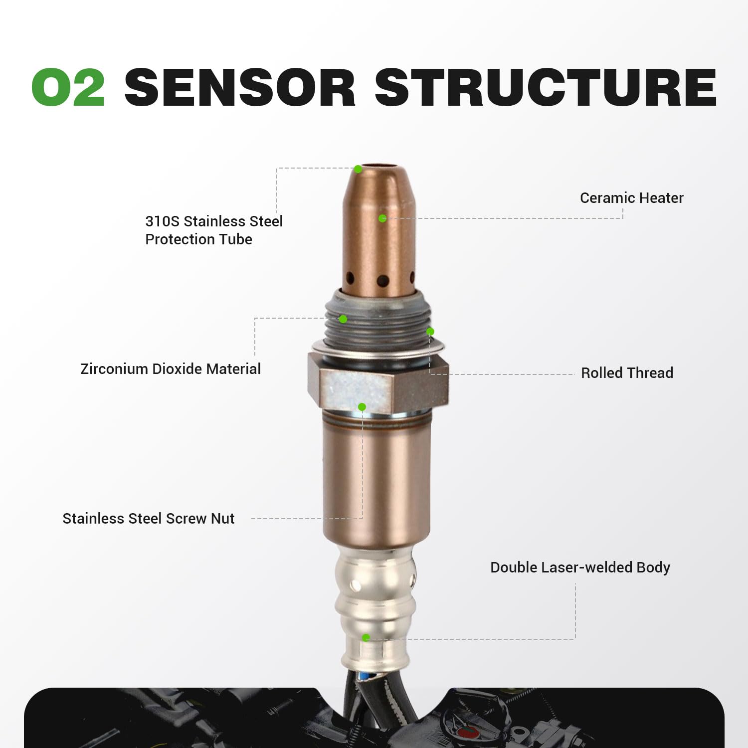 Techie 2Pcs 234-4622 234-9049 Upstream and Downstream Oxygen O2 Sensor for Scion XB TC 2008-2015 Camry 2.4L 2.5L 2007-2011. 2004-2006 RAV4 2.5L 2009-2012