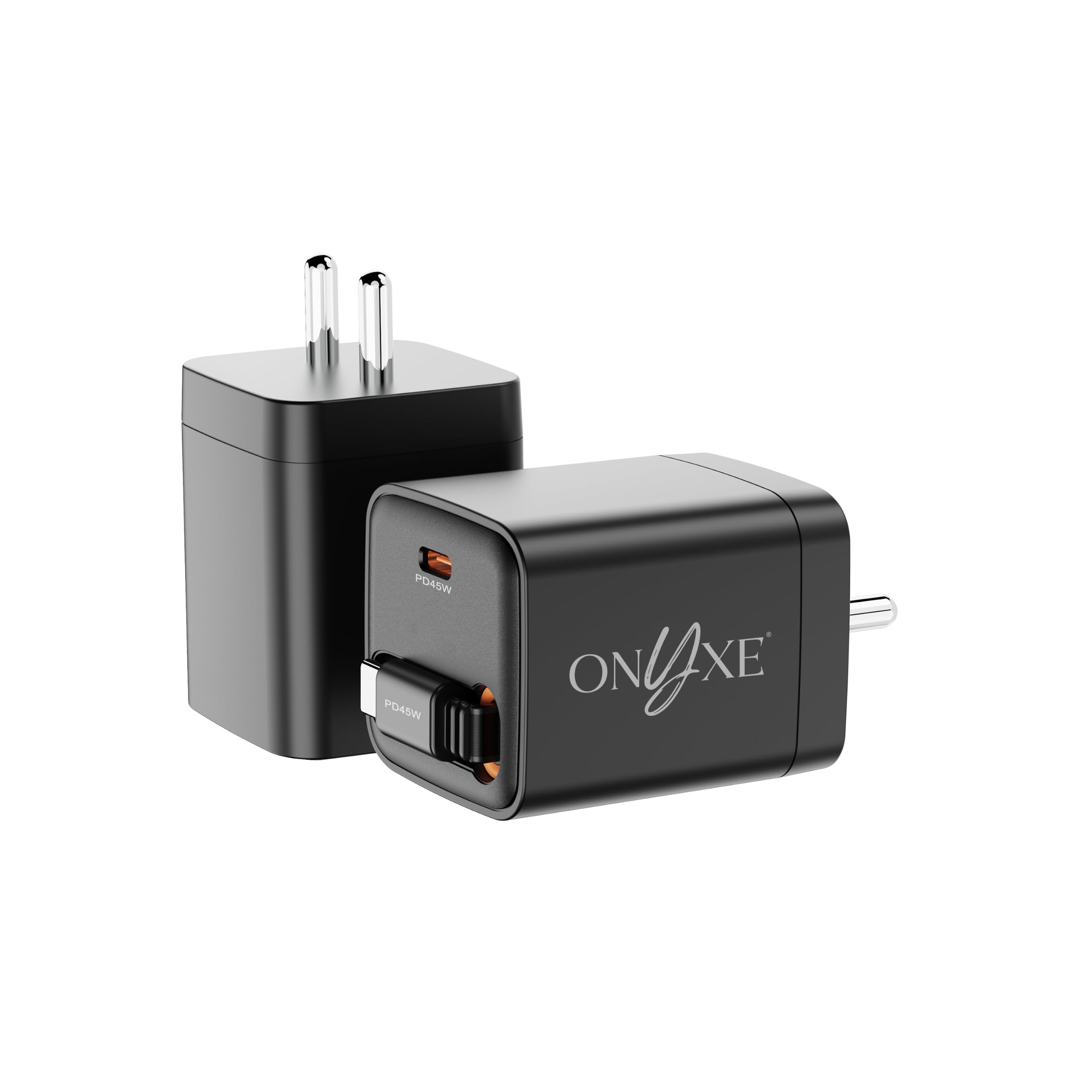 ARC-1 45W GaN Fast Charger with Retractable USB-C Cable | Dual Port (USB-C + USB-C), PD & QC 45W Fast Charging, For iPhone, Android, Tablets & Laptops-image-44