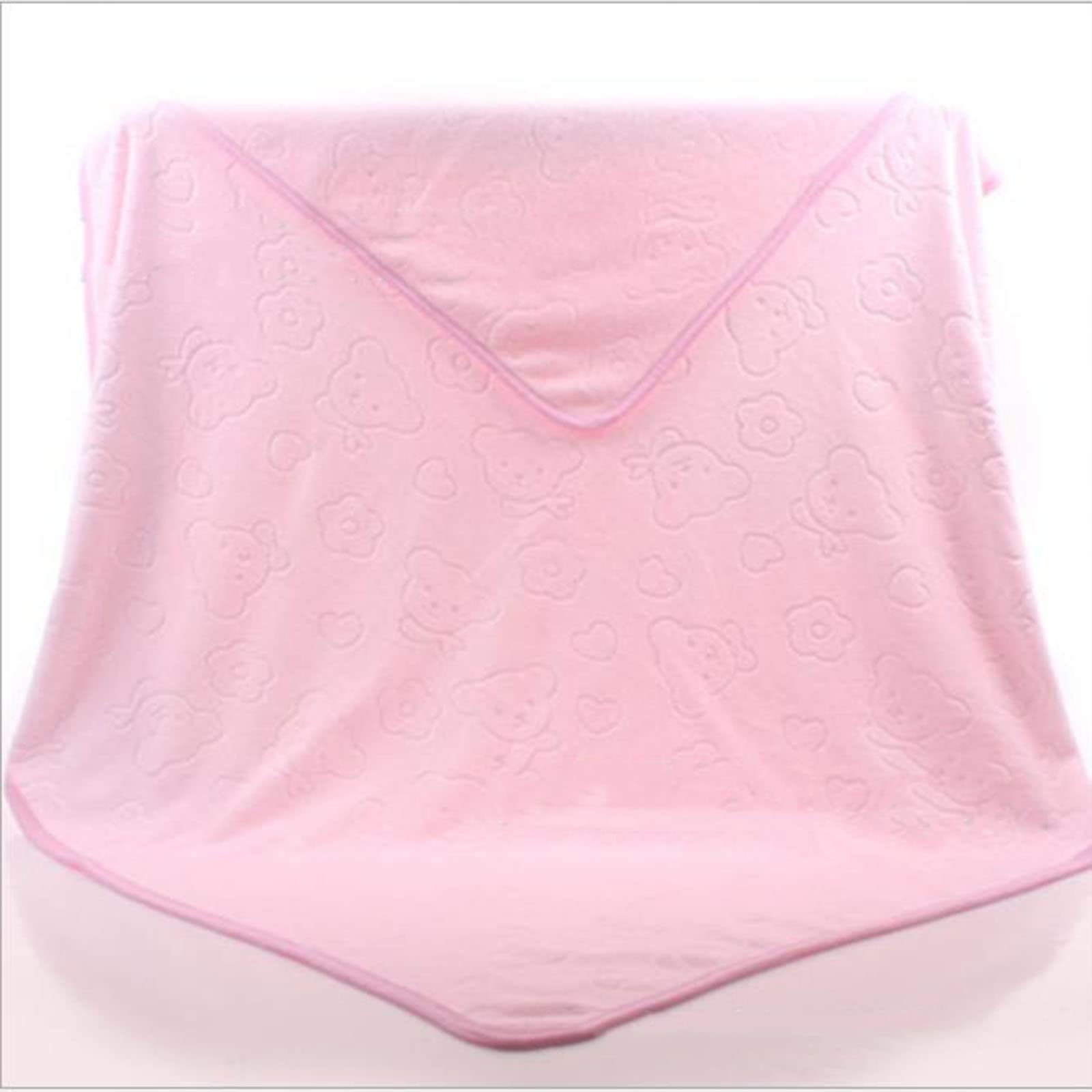 YAOJIAbaby blanket, soft plush baby blanket, baby swaddle blanket, storage blanket for babies and newborns, suitable for strollers (size: 105cm*100cm) (pink)
