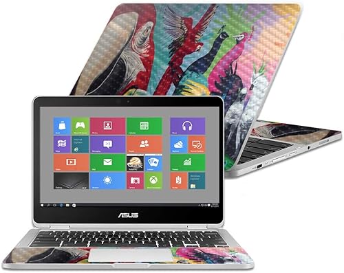 Miniatura 343 de MightySkins - Skin de fibra de carbono para cámara Blink XT para exteriores, chips dorados, acabado de fibra de carbono texturizado, protector