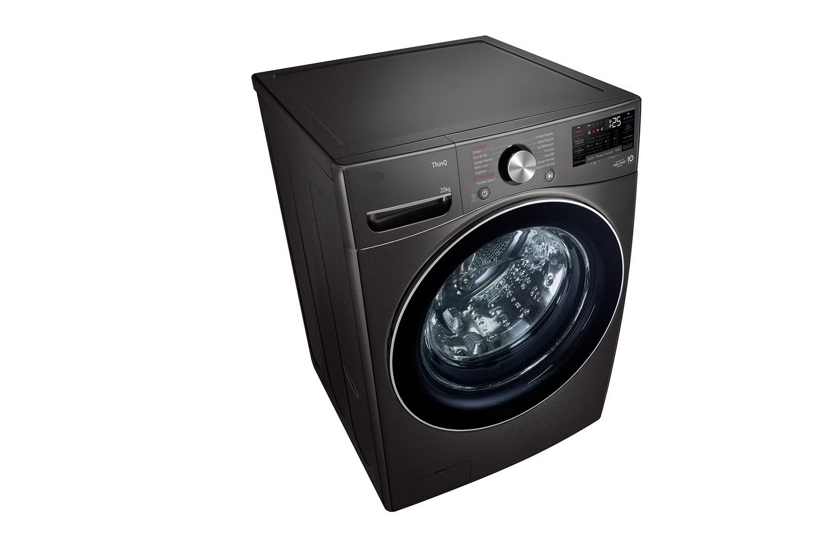 LG F20P12BST Lave-linge Frontal, 20 kg, 1000 tr/min, Classe B, Wi-Fi, Vapeur, 142L