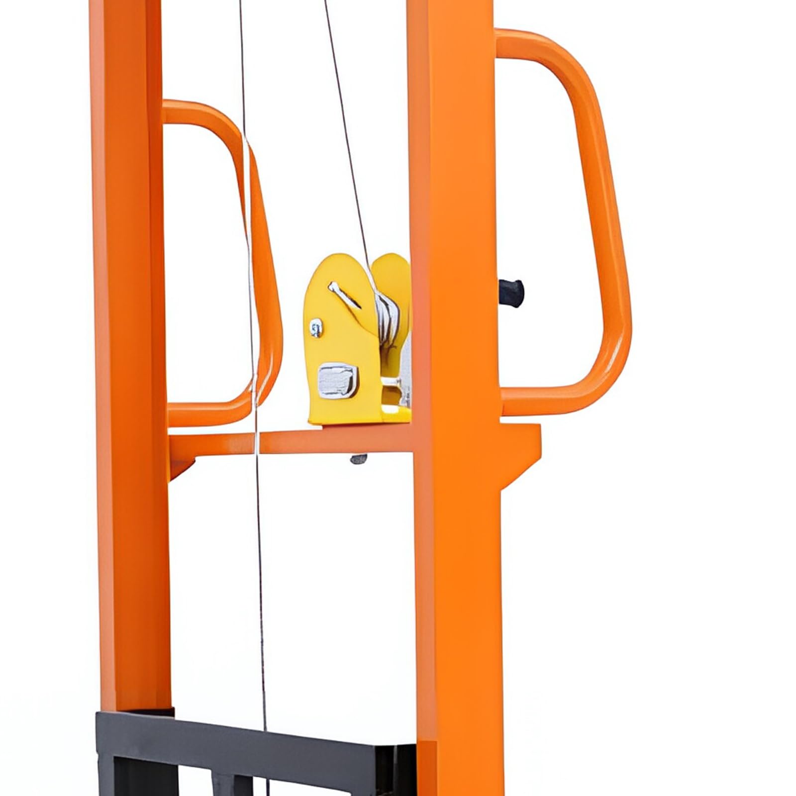 オレンジ パレットジャッキ 使用感あり Amazon.co.jp: パレットジャッキ パレット積み降ろし用ハンドクランク