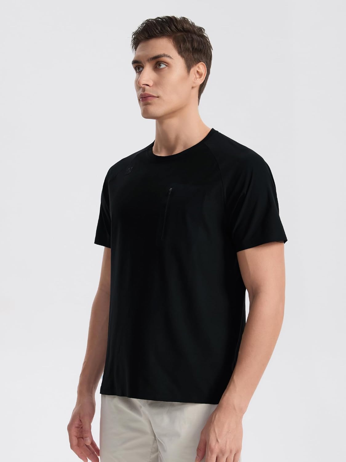 Mens Seamless Workout T-Shirts Lightweight Moisture Wicking Running Hiking Camping Tennis Pickleball Shirts for Men - Image 4