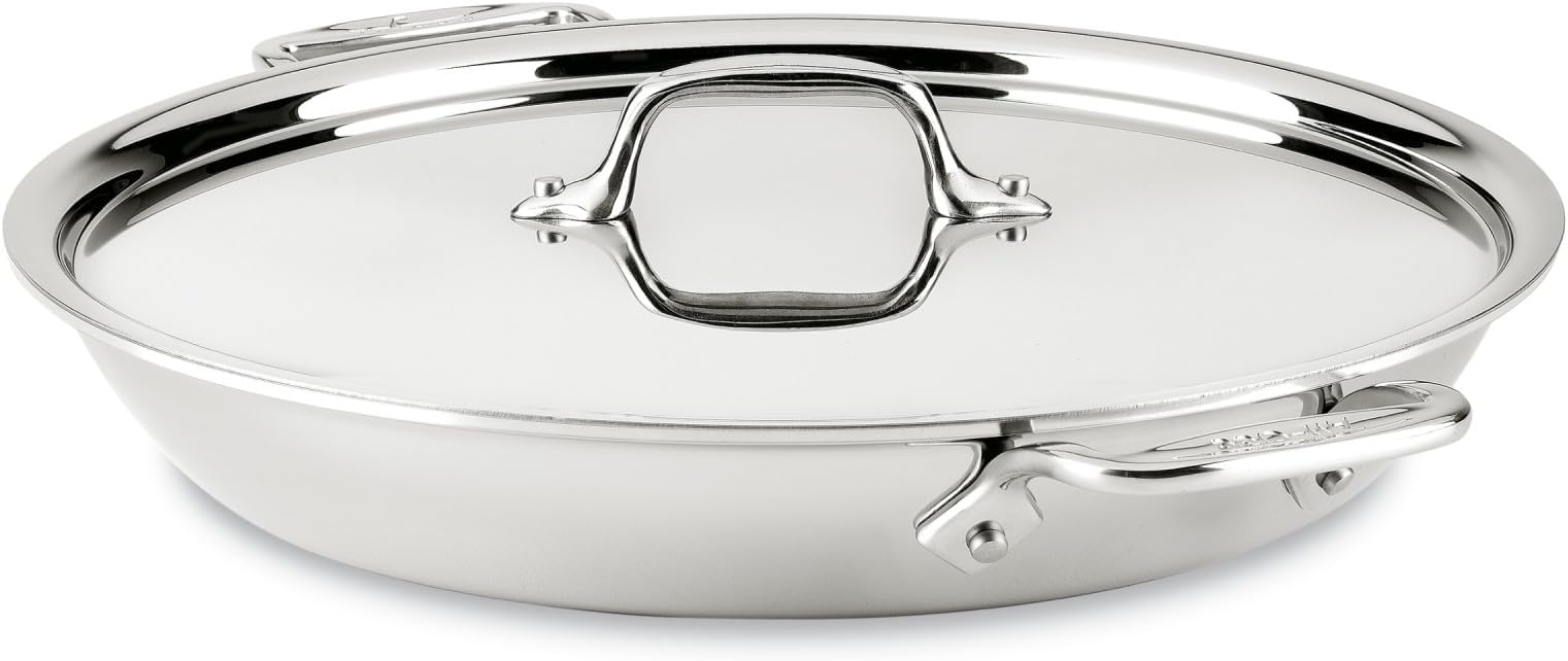 D3 Stainless 3 Qt. Universal Pan