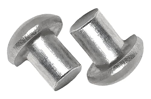 Miniatura 17 de Remaches de aluminio sólido con cabeza de brasero M3*0.394 in, paquete de 500