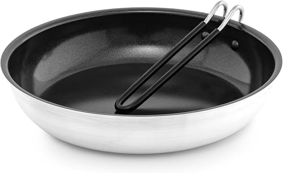GSI Outdoors Bugaboo Ceramic Frypan, 8 in, Non-Stick Folding Handle