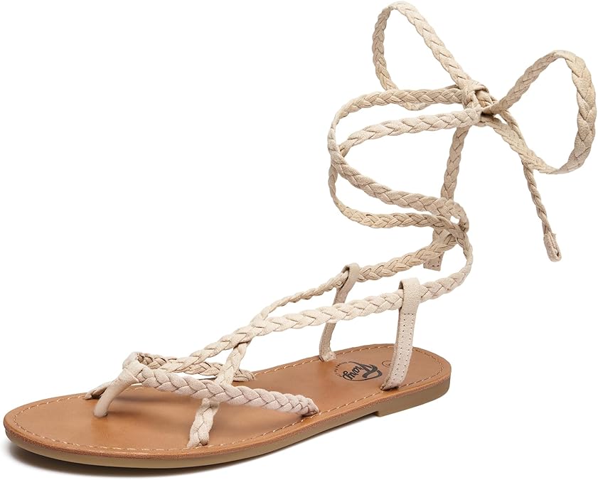 Lace Up Sandals for Women, Open Toe Gladiator