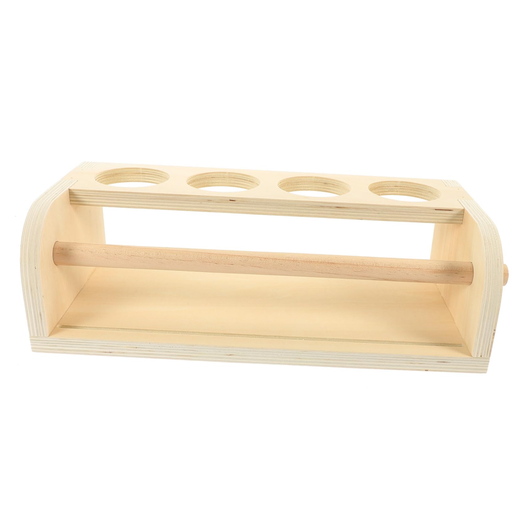 minkissy Cavalletto in Legno Semplice e Generoso Porta Rotolo di Carta da Disegno Facile da Usare e Superficie Liscia per Attività Artistiche Creative per Ragazzo Ragazza