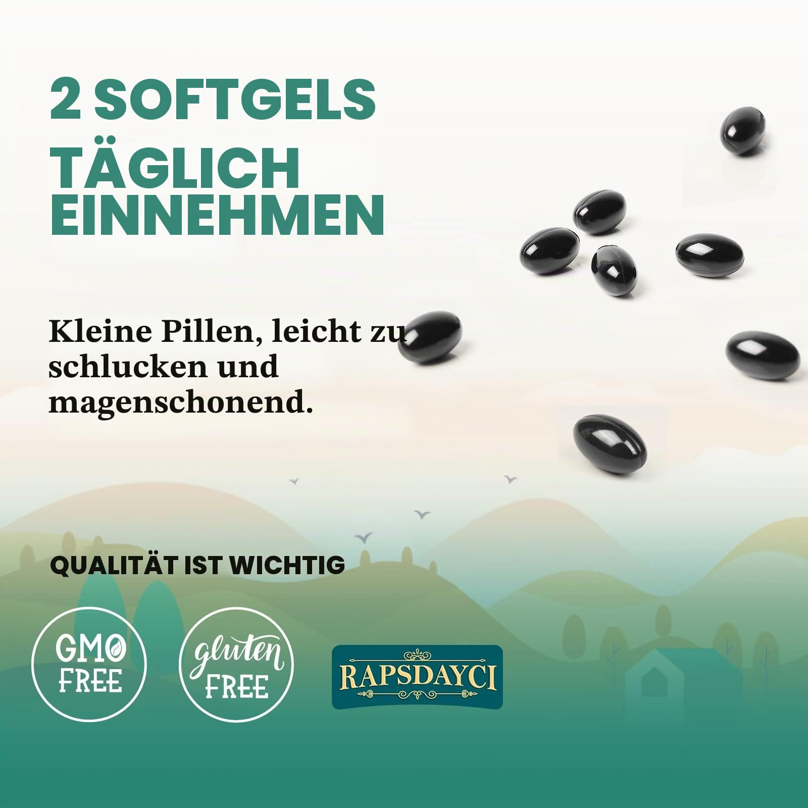 Liposomale Fisetin und Quercetin 1200mg - 60 Weichgelkapseln (1000mg Fisetin, 200mg Quercetin) - verbesserte Aufnahme - (60 Stück (3er-pack))