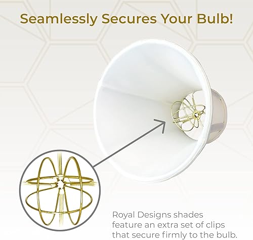 Vista 40 de Royal Designs, Inc. True Bell - Pantalla básica para lámpara Negro - 2 Pack