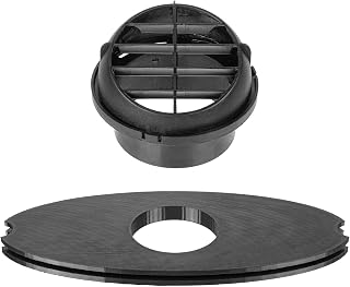 3 Inch Diesel Heater Tent Adapter, Adjustable Window Vent for Camping & Ice Fishing, Durable PETG Heater Port for Outdoor Use