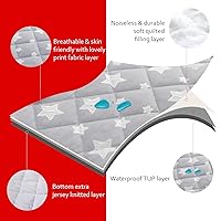 Vista 8 de Pack and Play Sheets - Paquete de 2 protectores de colchón impermeables Pack N Play, paquete de 2