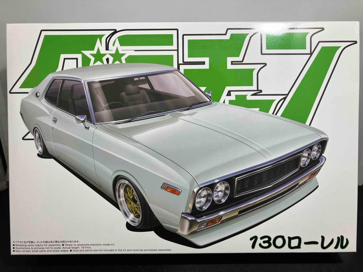 アオシマ 1/24 グラチャン ローレル プラモデル 完成品 青島文化教材社 アオシマ 1/24 グラチャン No.11 130ローレル