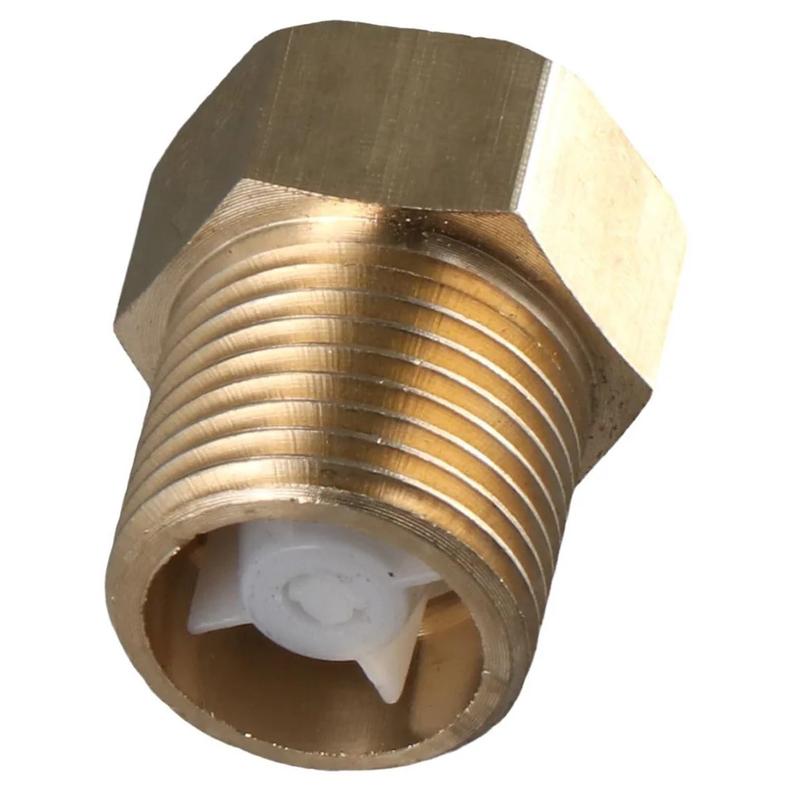 Clapet Anti-Retour en Laiton doré 1/2" Clapet Anti-Retour Filetage Femelle vers mâle Résistance à l'ozone Huile Eau Gaz Non-Retour