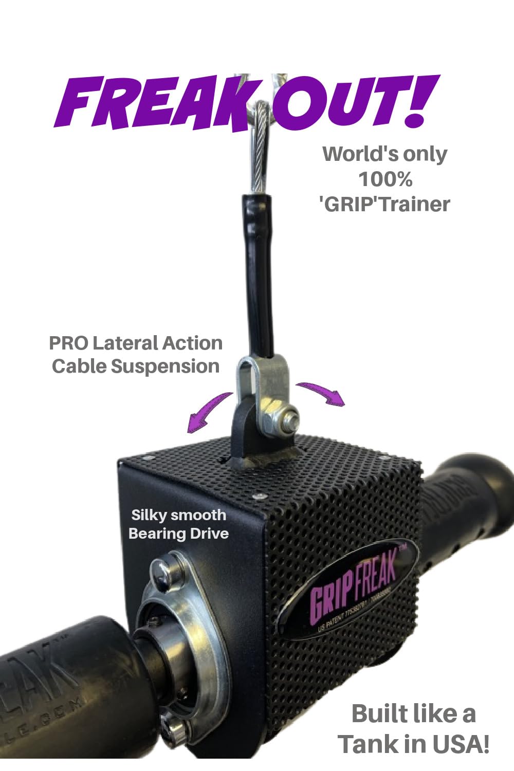 Amazon | Grip Freak Fat Grip リストローラー ウェイトプレート 