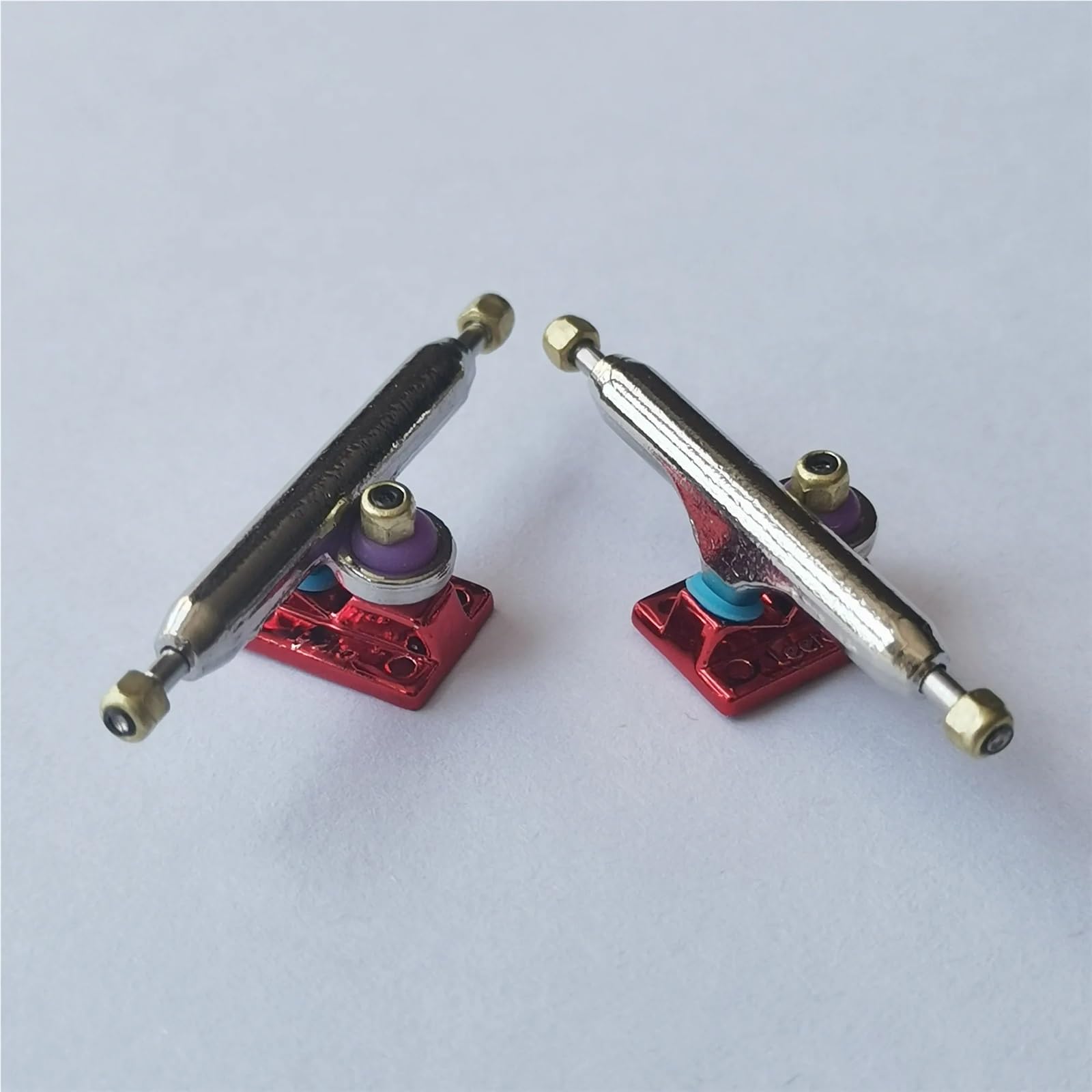 Mini skateboard professionnel standard 34 mm (bleu)
