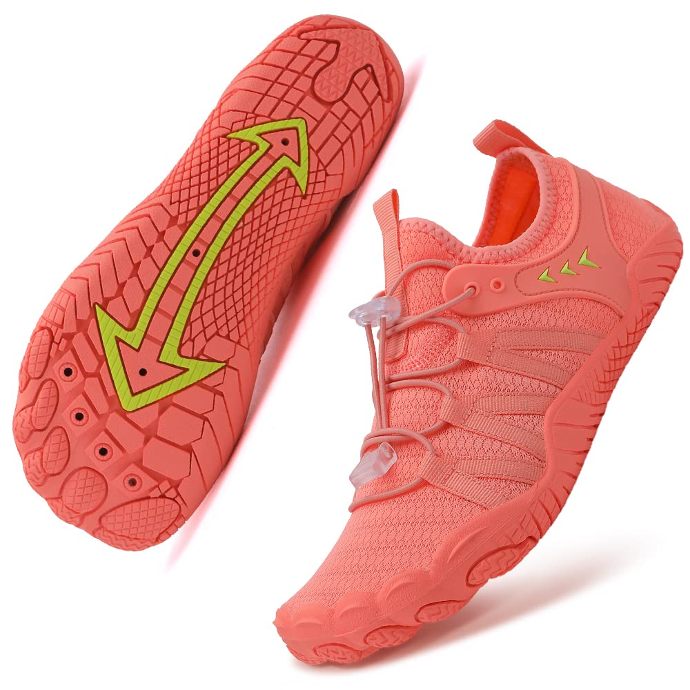 Quick Dry Barefoot Beach & Pool Shoes - Slip-on for Women & Men, Surf, Yoga & Water Sports