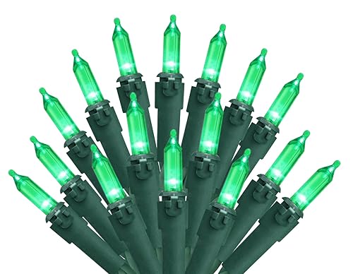 Holiday Pride Green Christmas Tree Lights - 100 Count -