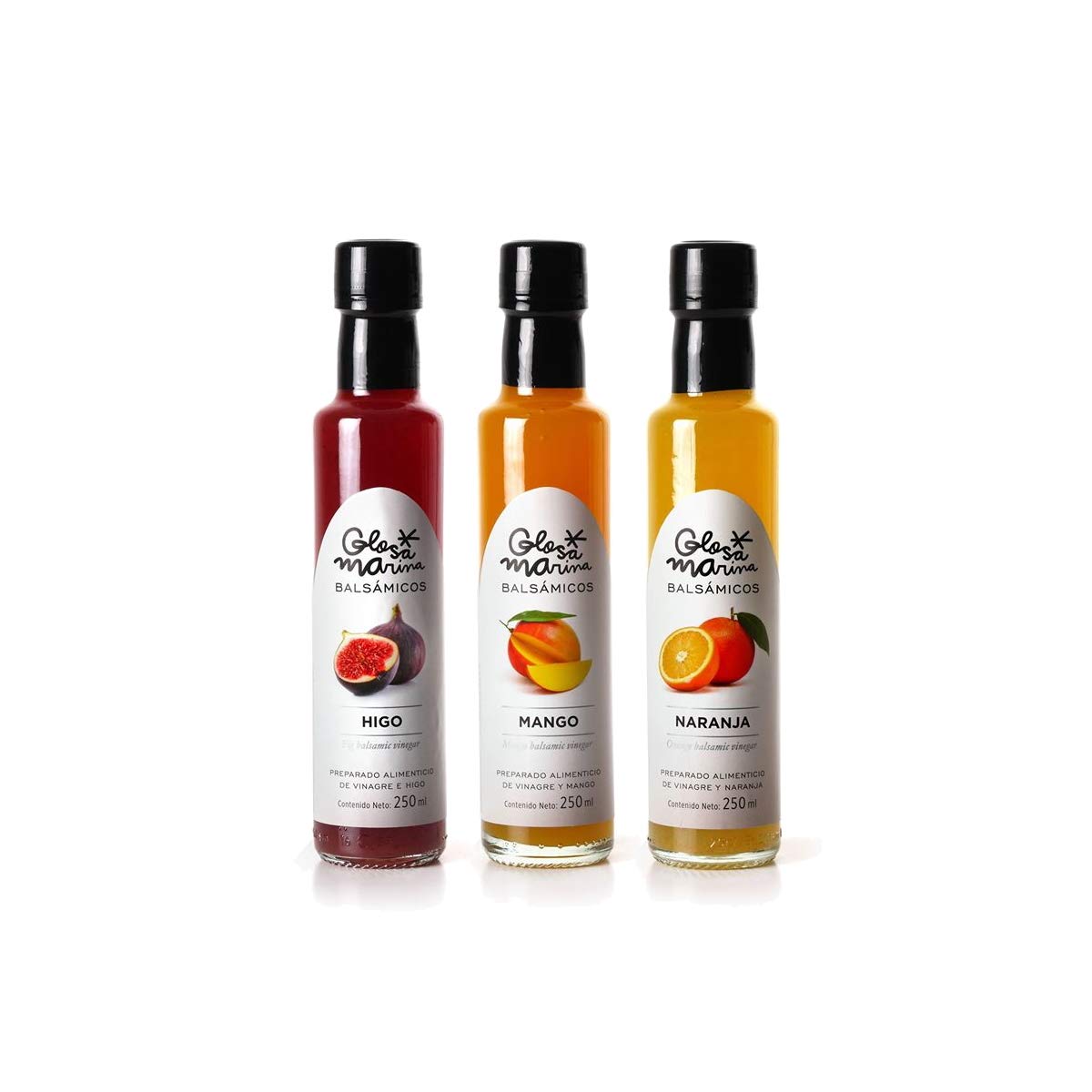 GLOSA MARINA 3er Paket *BALSAMICA UNO* Crema Balsámica Feige, Mango und Orange (3 x 250ml)