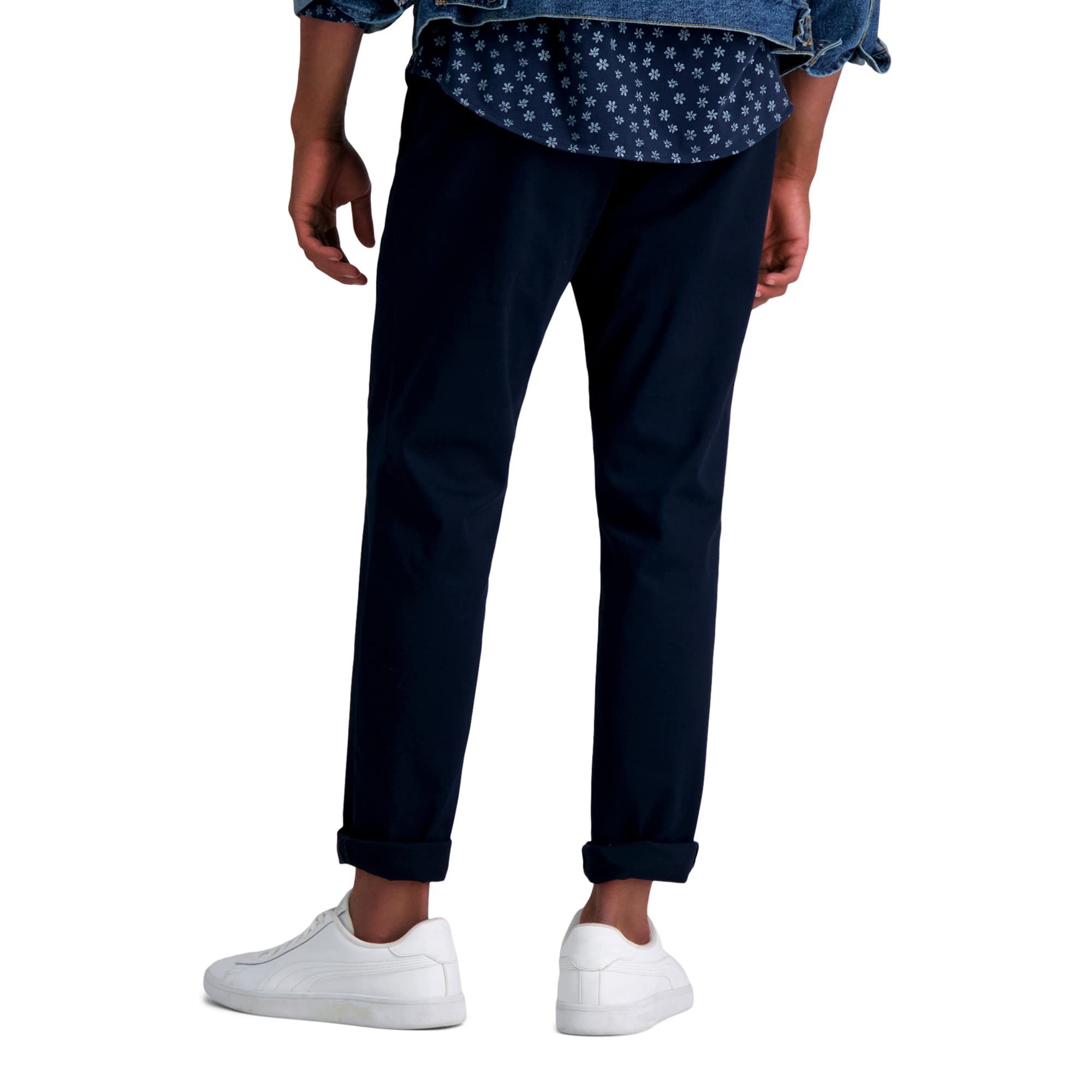Haggar PLN Plain Weave Pant Pantalones de Vestir para Hombre
