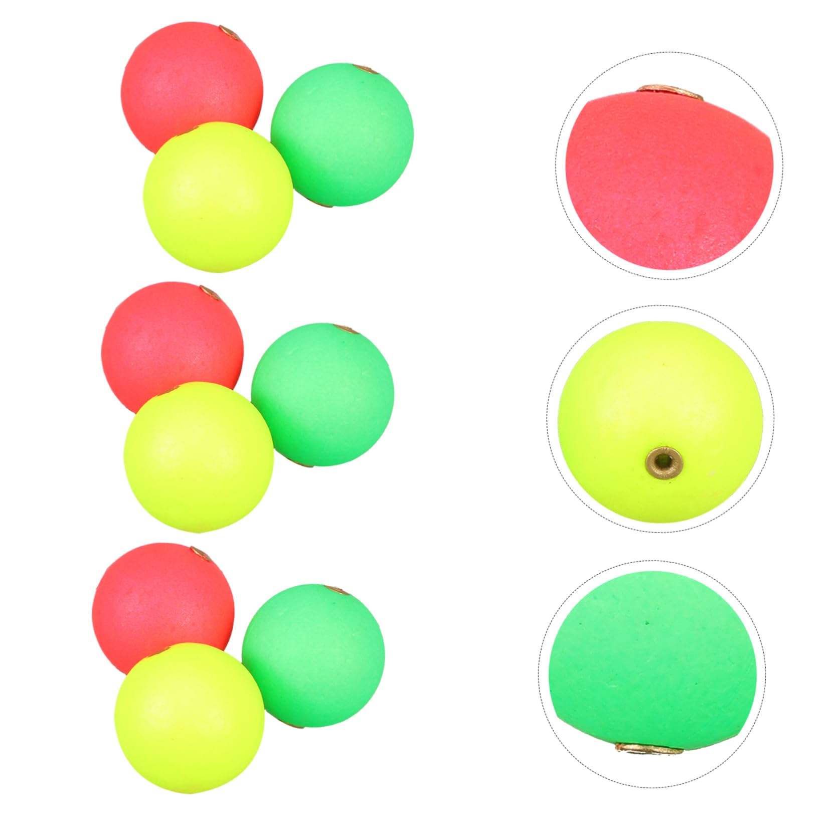 BESPORTBLE 150pezzi Galleggianti Schiuma per Pesca Accessori per Attrezzatura da Pesca Facili Alta Galleggiabilità e visibilità Kit Completo per Dolce e Salata