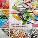 Mosaic 85g/3oz (Approx. 31pcs) 1 * 4cm Mica Mosaic Tiles 3mm DIY Mosaic Craft Stained Glass Transcluent Strip Art Hobbies Materials Mosaic Making(All Color Mix)