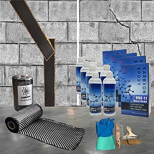 100 ft-Carbon Fiber-Basement Wall Crack Repair Kit