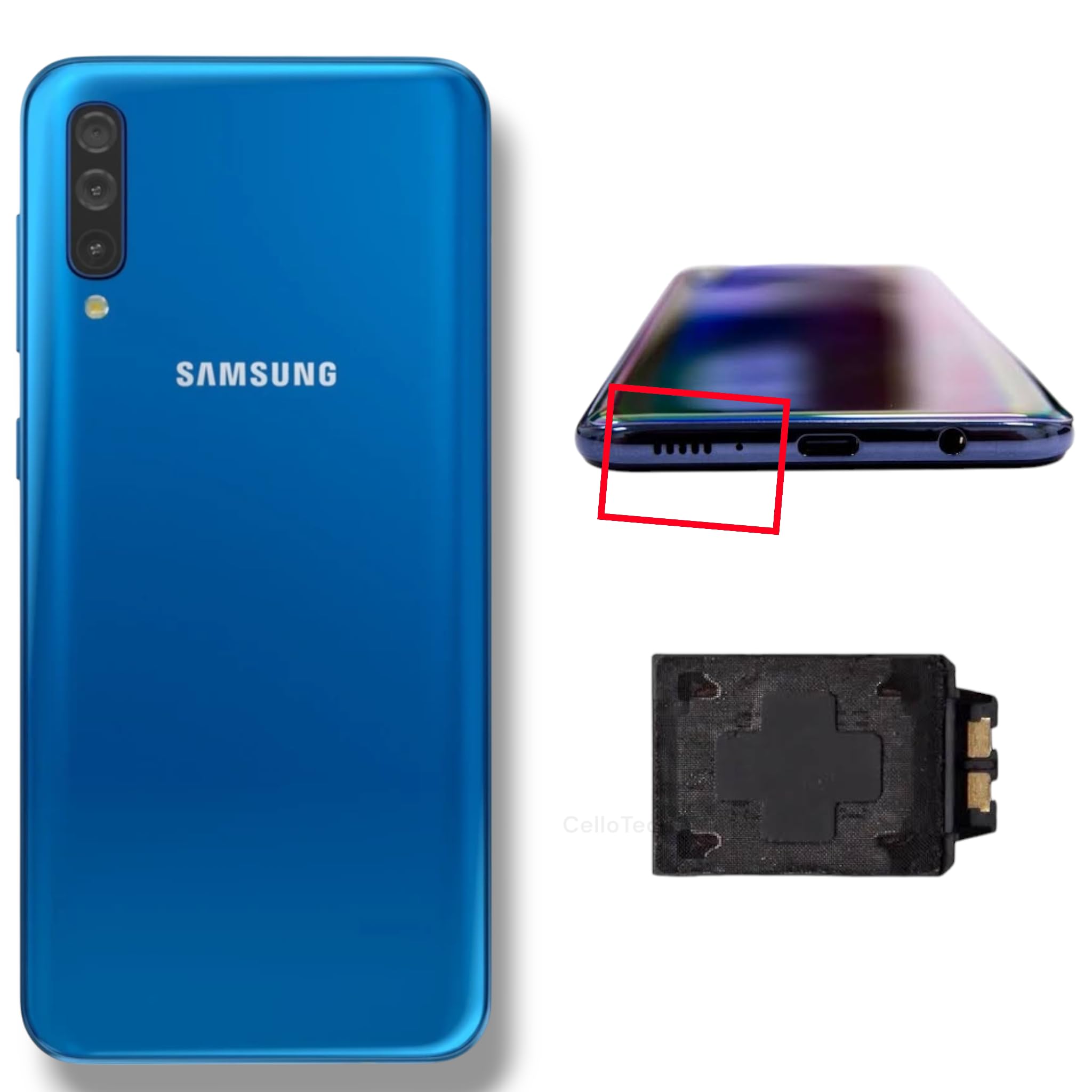Cello TECH Original Main Loud SPEKAER for Samsung Galaxy A10/A20/A30/A40/A50/M20/M30/M40/A02/A12/A31/A41 (Pack of 1)-image-30