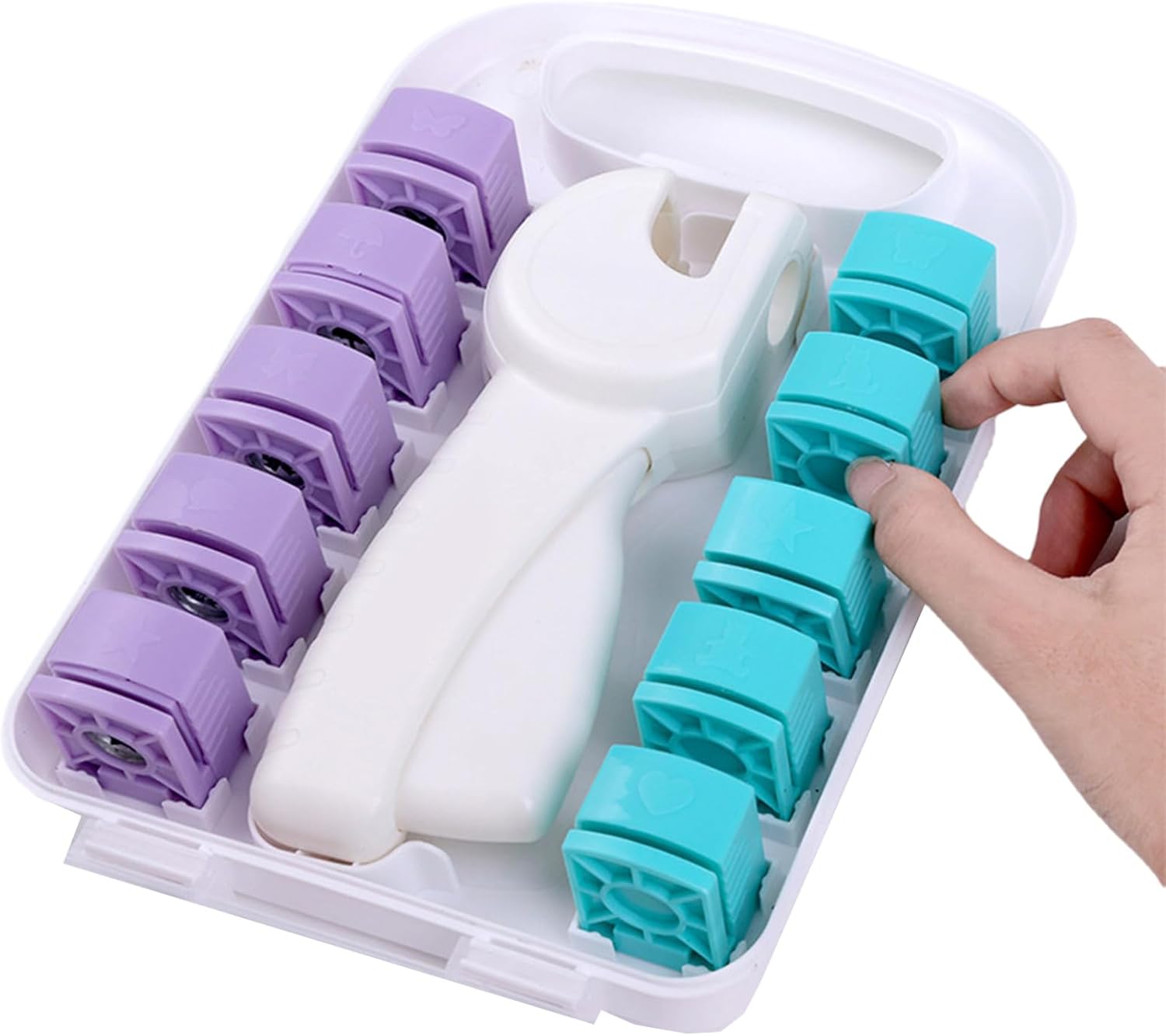 Lace Design Photo Punches Hole Maker Embossing Tool for Scrapbooking Office Use Craft Paper Punches
