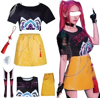 Women Costume Outfit Dress Women Uniform Halloween Full Set