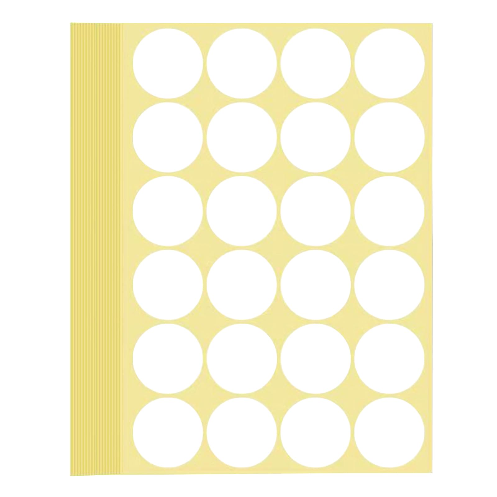 720 Pieces Coloured Dot Stickers White, 32 mm Sticky Round Color Coding Labels, 1.25" inch Self Adhesive Circle Price Stickers Dot Labels for Office, School, Calendar, Organizing