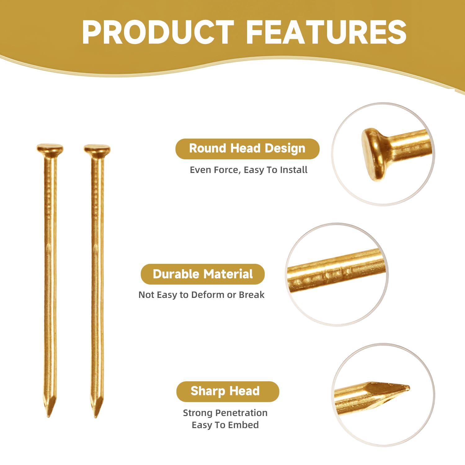 280pcs Hardware Nails - Picture Hangers for Wall Decor -4