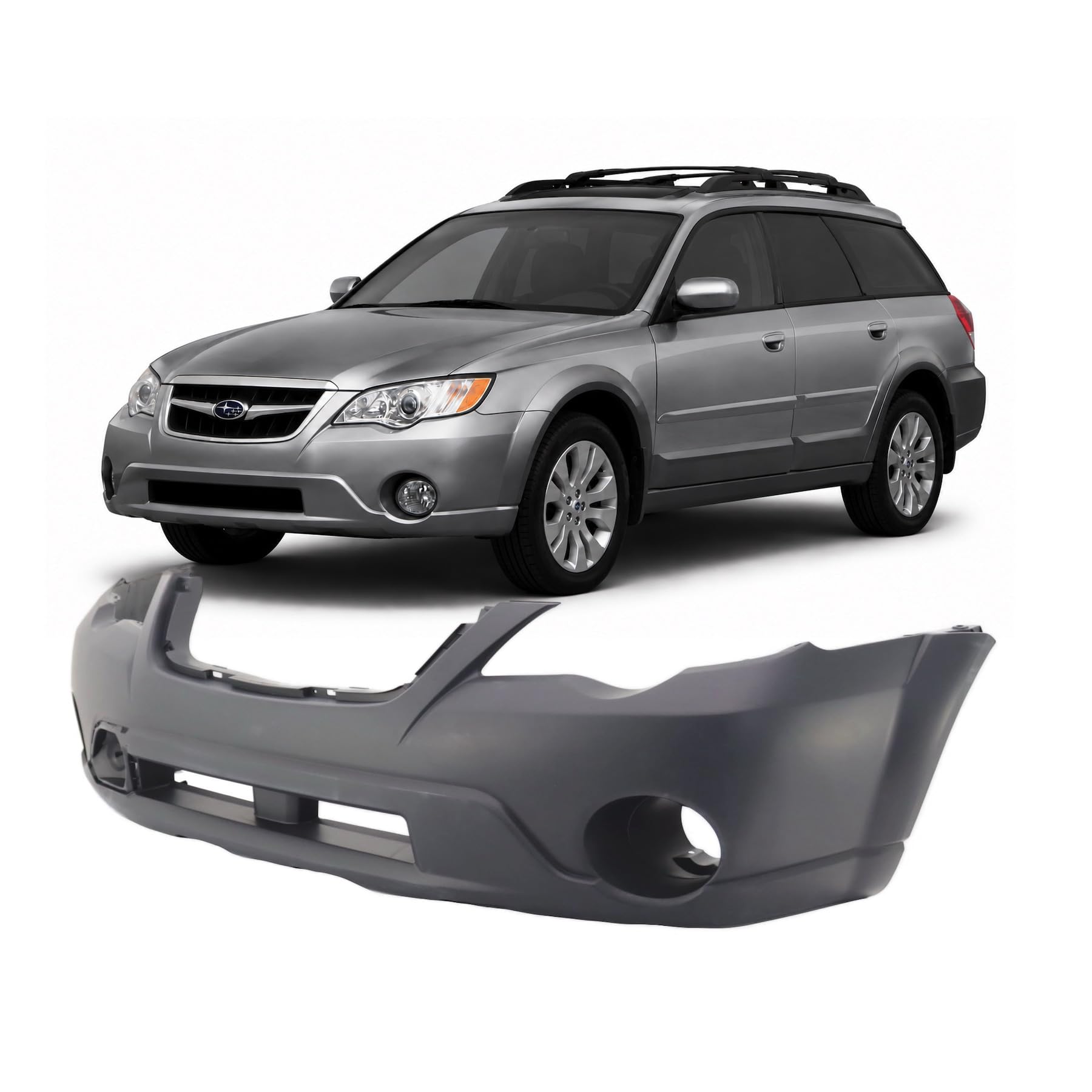 FitParts Compatible with Subaru Outback 2008–2009 Front Bumper Cover