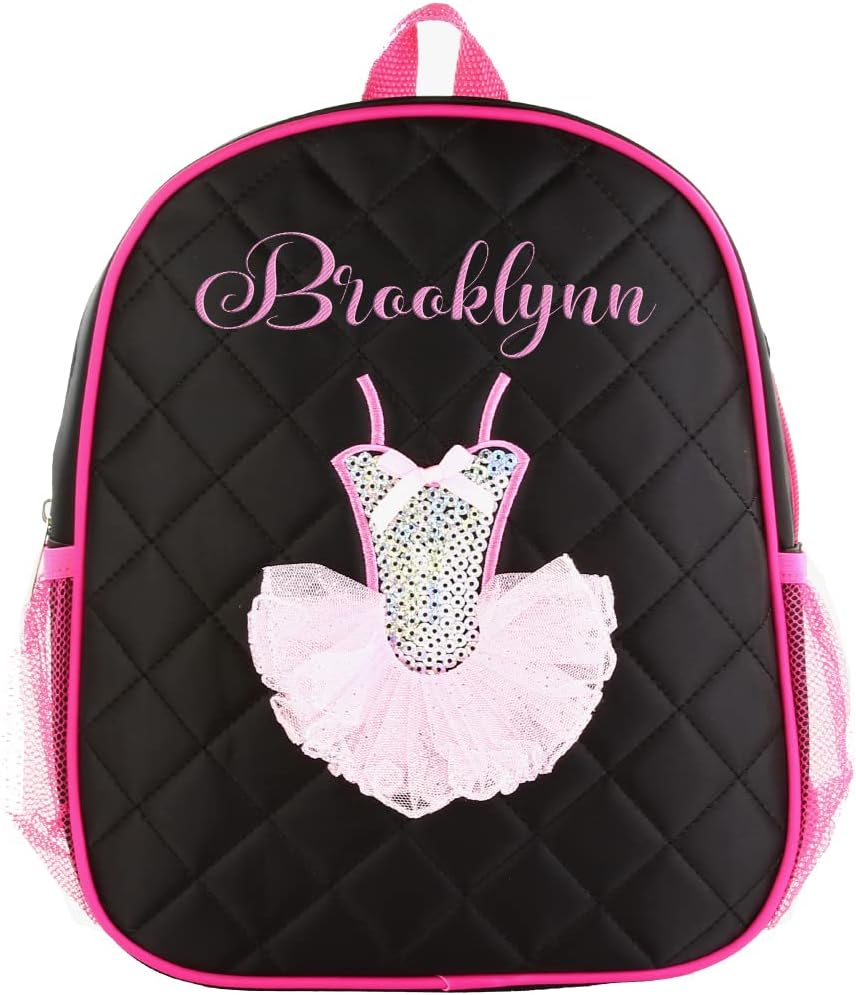 Personalized Embroidered Dance/Ballet bag - Ballet Dress