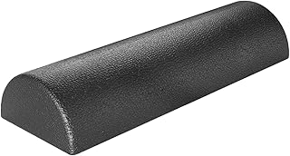 Rodillo de espuma física, 30 x 15 x 7,5 cm, equipo de estiramiento medio de alta densidad, rodillo de espuma muscular corporal, para el hogar, gimnasio, estudio, fitness, entrenamiento