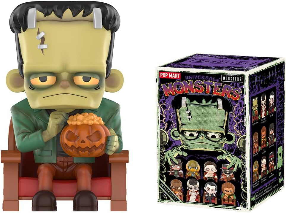 POP MARTUniversal Monsters Alliance Series Figurine, 1 Piece, Random Action Figures, Collectible Figures and Collectors, Art Toy, Toy Figures, Gift
