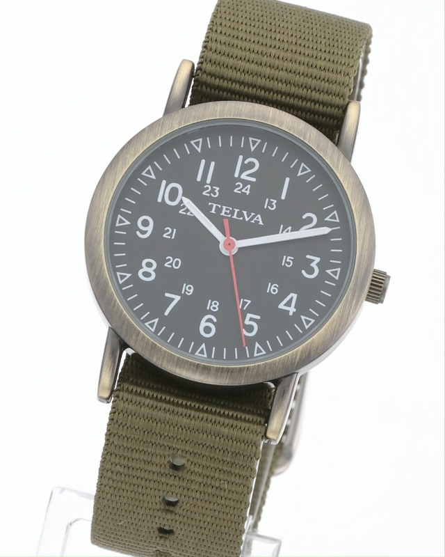 Amazon.co.jp: [クレファー] 腕時計 アナログ レディース 防水 布