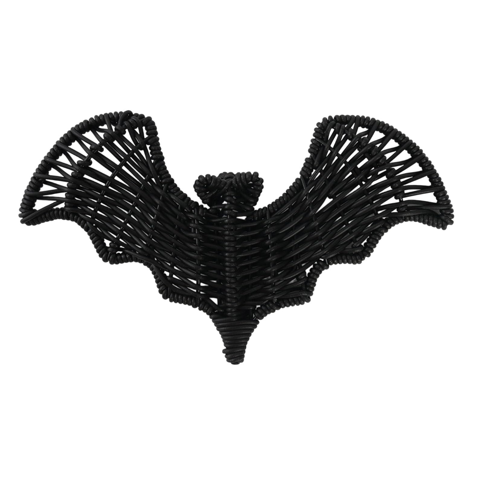 Handwoven Rattan Bat Decorations Weatherproof Halloween Hanging Ornaments for Indoor / Outdoor Home & Garden User Friendly Halloween Bat Ornament Handcrafted Rattan Design Weather Proof Indoor Party
