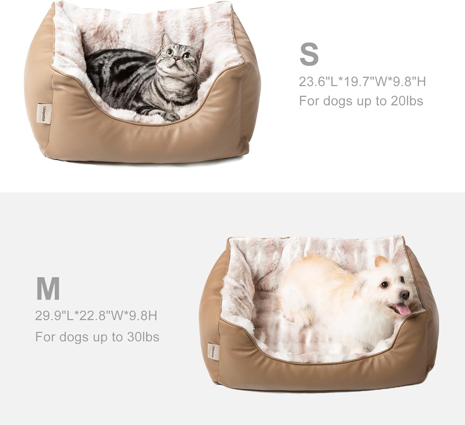 Dog Bed Medium Size Dog,Removable Washable Dog Bed,Durable Puppy Bed with Memory Foam Support