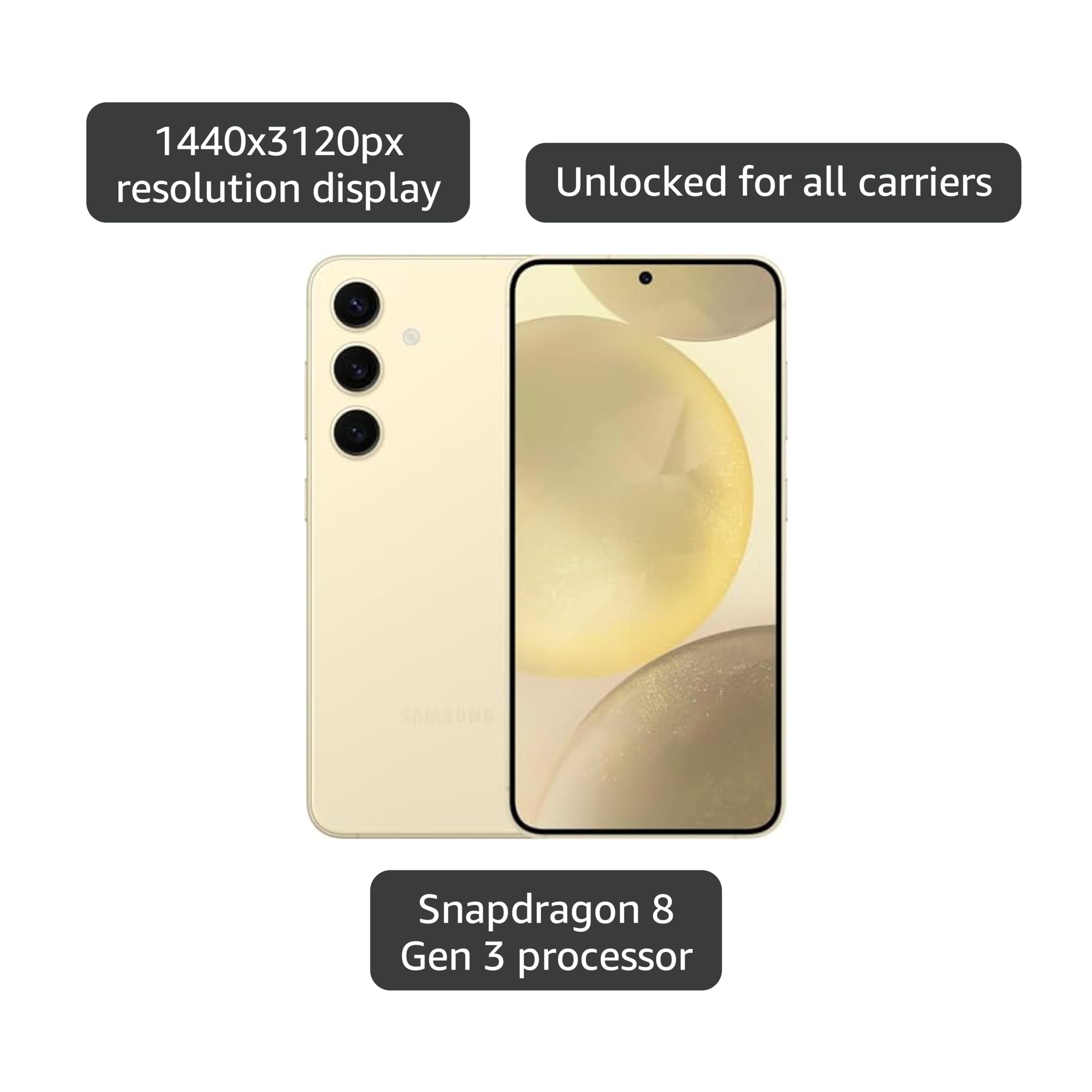 Amazon.com: Samsung Galaxy S24+ Plus 5G, US Version, 512GB, Amber