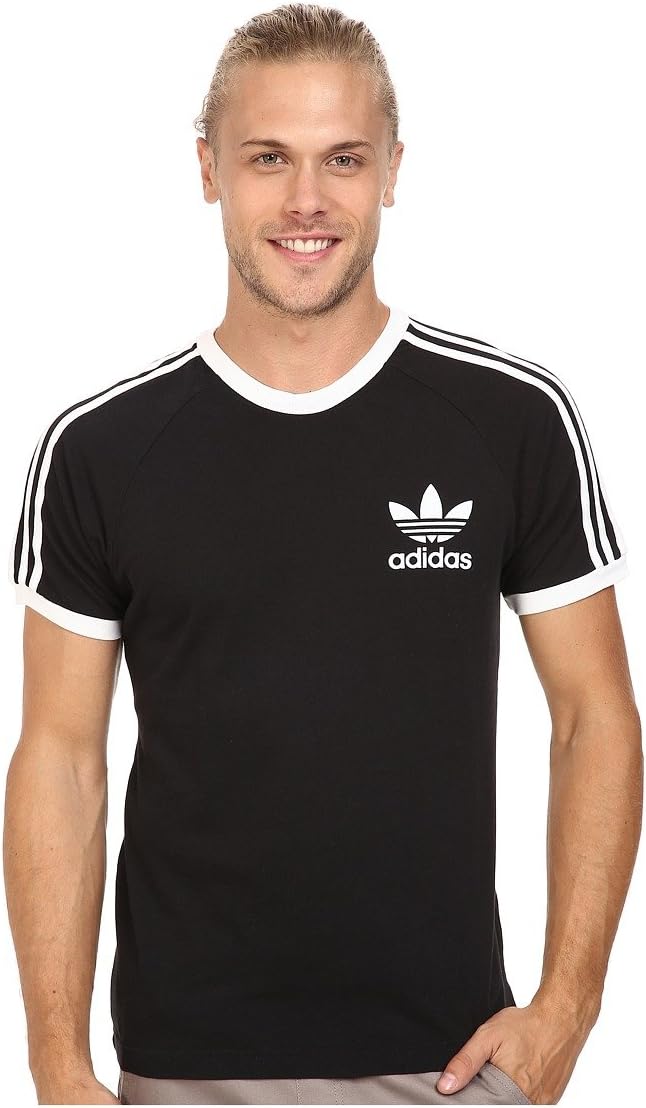 adidas red california sport ess tee