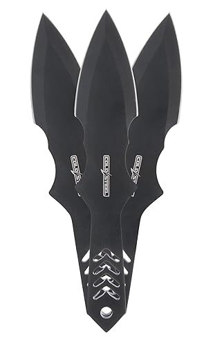 Miniatura 3 de Cold Steel Cuchillo de lanzamiento de 80 pulgadas con funda de nailon punta de lanza paquete de 3