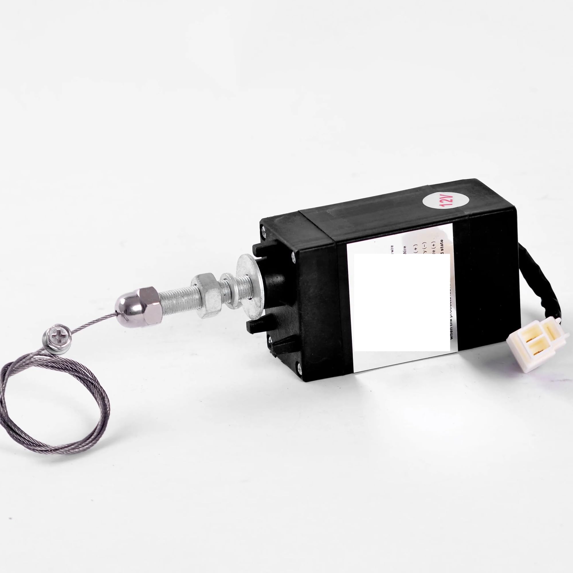Idle Air Control Actuator 12V 24V Diesel Engine Electronic flameout Control Fuel Cut-Off Parking Shutdown Marine Generator Solenoid Valve(24V)