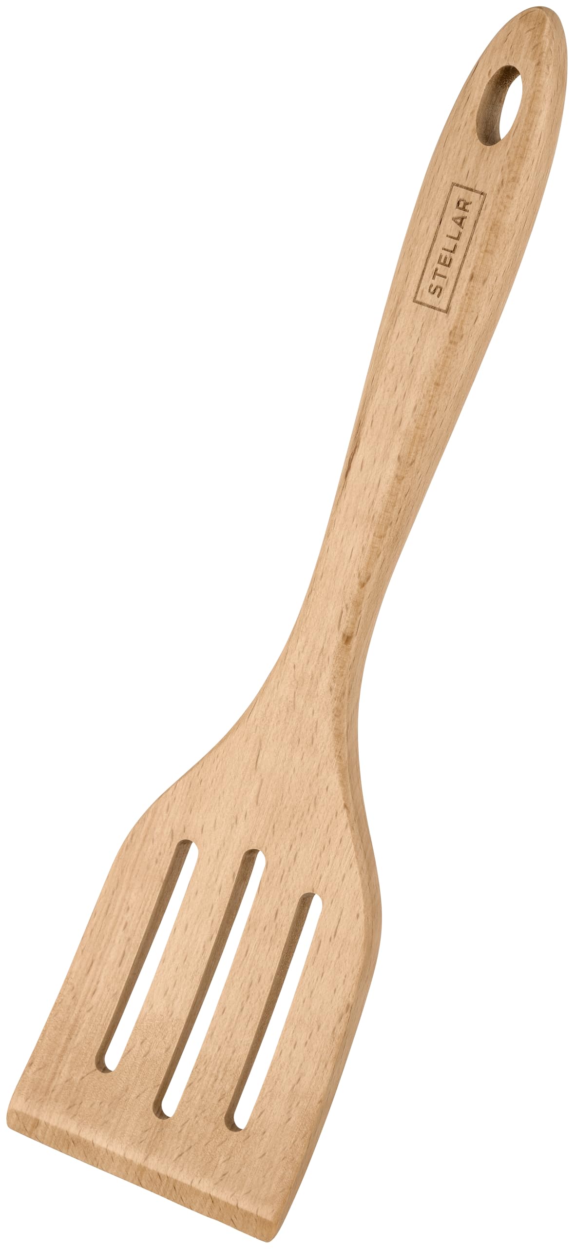 Stellar Tan Beech Tools Turner, Safe For Non-Stick Pans, Solid Beech Wood