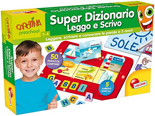 Preisvergleich Produktbild Lisciani Spiele 64274. Carotina Mein erste Wörterbuch Ich lese und Schreibe