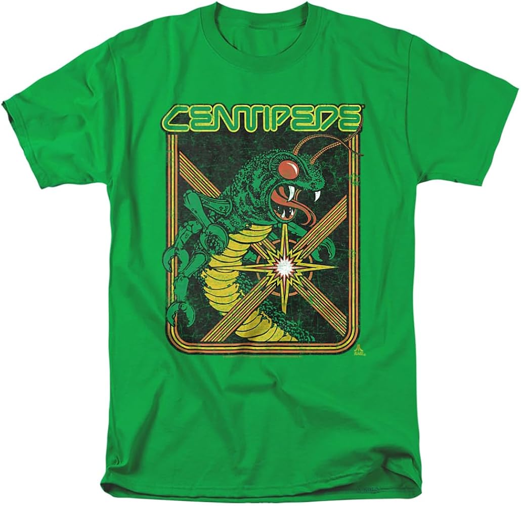 Amazon.com: Popfunk Atari Centipede Video Game T Shirt & Stickers