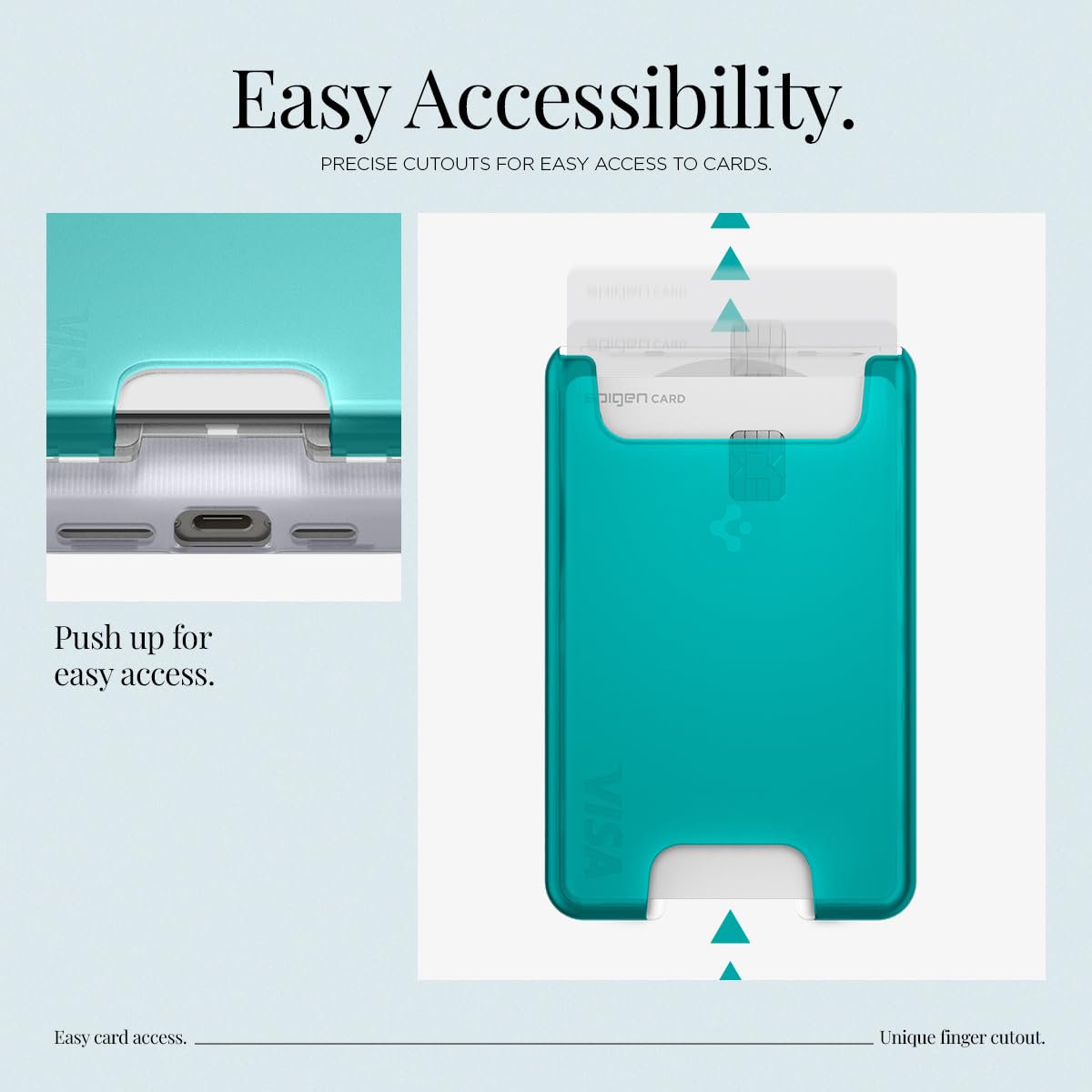 Spigen Classic C1 MagFit Porte-Cartes Magnétique Compatible avec l'iPhone 17/16/15, Autres appareils MagSafe et la série Google Pixel 10 avec PixelSnap