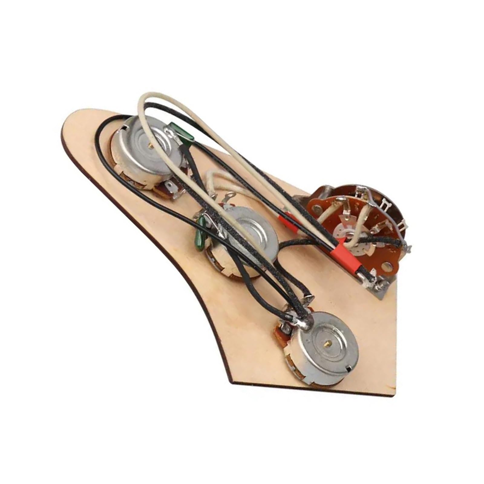 Kits Harnais Guitare Câblés Kit de pré câblage pour harnais de guitare Interrupteur à bascule à 5 positions Volume 1 position B250K Tonalité 2 positions A250K