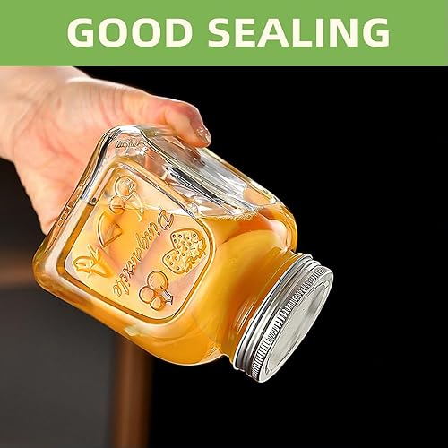 Miniatura 4 de BSL 48 tapas de conservas con anillos de boca ancha, tapas de tarros de masón premium con bandasanillos para bola de boca ancha, tarros Kerr